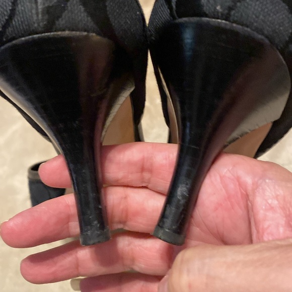COACH Allison Black/BLK Heels - Picture 3 of 9